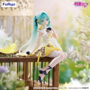 Hatsune Miku Noodle Stopper PVC Statue Canary Bird 14 cm