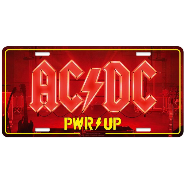 Number Plate - AC/DC Pwr Up