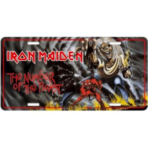 Number Plate - Iron Maiden The Number Of The Beast