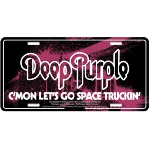 Number Plate - Deep Purple Space Truckin