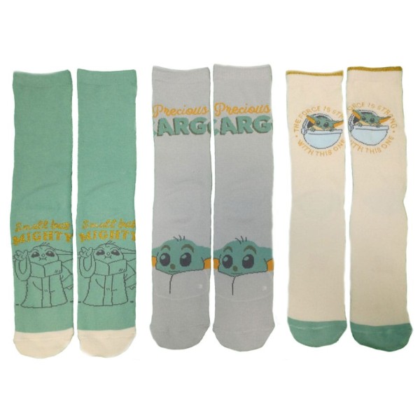 Star Wars The Mandalorian Socks 3-Pack Grogu - Maat 40-43