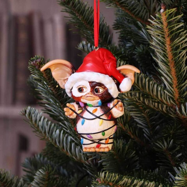 Gremlins Ornament - Gizmo In Fairy Lights