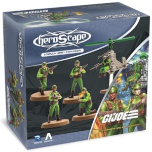 G.I. JOE Heroscape: Greenshirts & Battle Copter Common Army Expansion