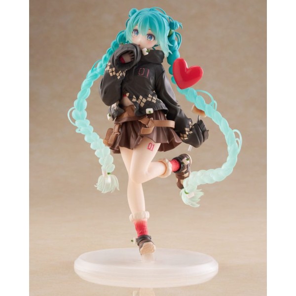 Hatsune Miku PVC Statue Hatsune Fashion Outdoor Spring Ver. 18 cm