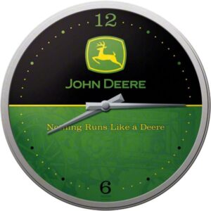 Wandklok - John Deere - Nothing Runs Like A Deere