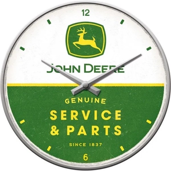 Wandklok - John Deere - Genuine Service & Parts Since 1837