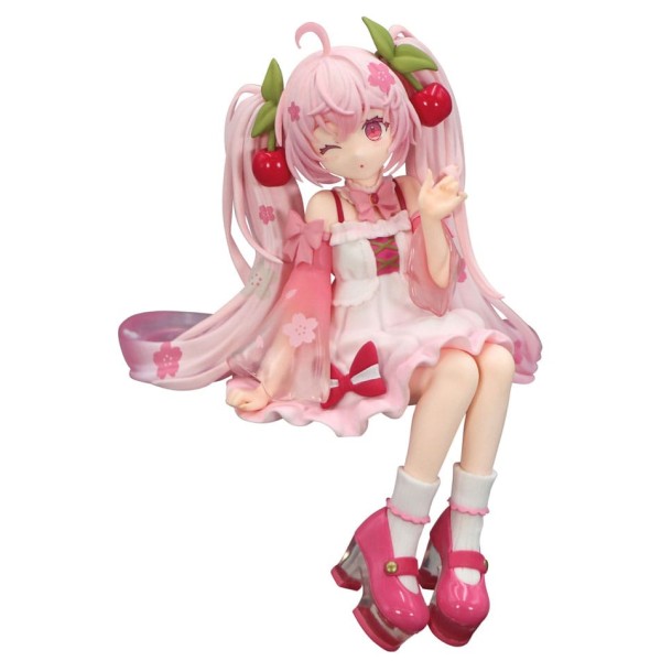 Hatsune Miku Noodle Stopper PVC Statue Sakura Miku 2025 Wink Ver. 14 cm