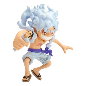 One Piece Mega WCF PVC Statue Monkey D. Luffy vs Borsalino 13 cm