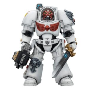 Warhammer 40,000 Action Figure White Scars Terminator 1 With Power Sword And Storm Bolter 14 cm