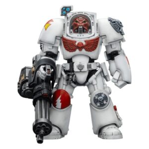 Warhammer 40,000 Action Figure White Scars Terminator 3 With Power Fist And Assault Cannon 14 cm