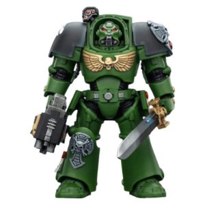 Warhammer 40,000 Action Figure Salamanders Terminator 1 with Power Sword And Storm Bolter 14 cm