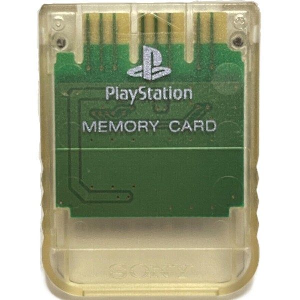 Playstation 1 Memory Card - Transparant