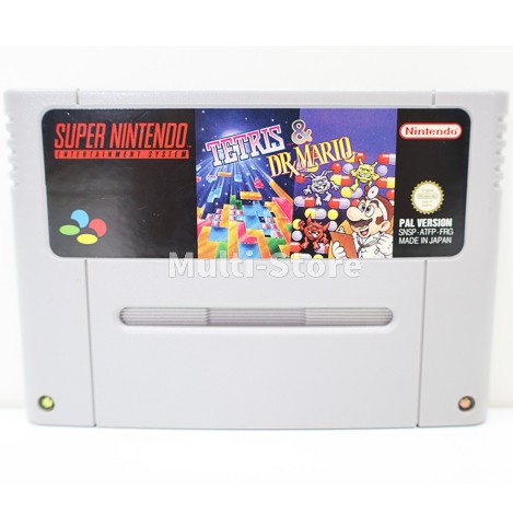 Super Nintendo – Tetris & Dr Mario