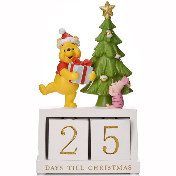 Disney Winnie Resin Christmas Count Down Calendar