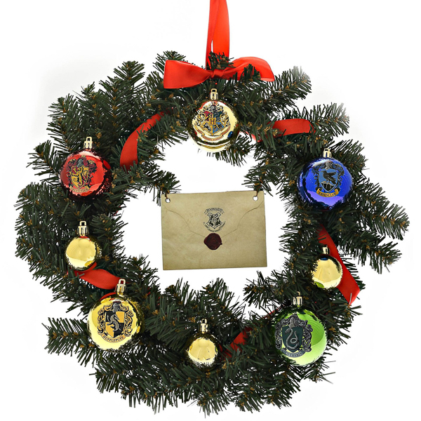 Harry Potter - Christmas Wreath with Letter - Hogwarts 35cm