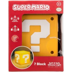 Super Mario Question Block SquishyGlo Silicon Light 13 cm