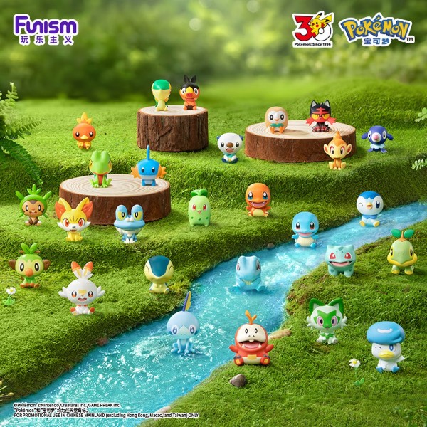 Pokémon × Funism - Palmsize Wonders First Partner Blind Box - Afbeelding 3