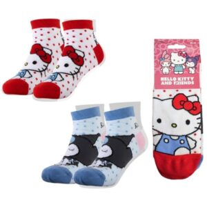 Sanrio Hello Kitty Ankle Socks 2-Pack 36-43