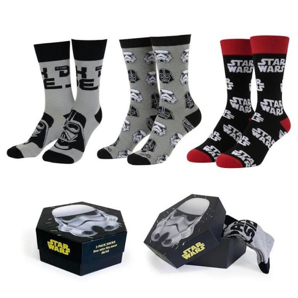 Star Wars Socks 3-Pack Stormtrooper 38-45