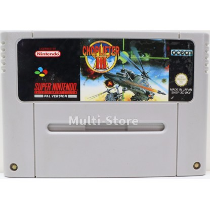 Super Nintendo – Choplifter III Rescue Survive