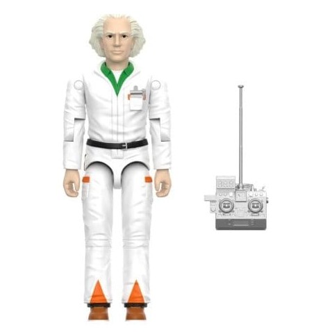 Back To The Future ReAction+ Action Figure Wave 01 Doc Brown '85 - Afbeelding 2